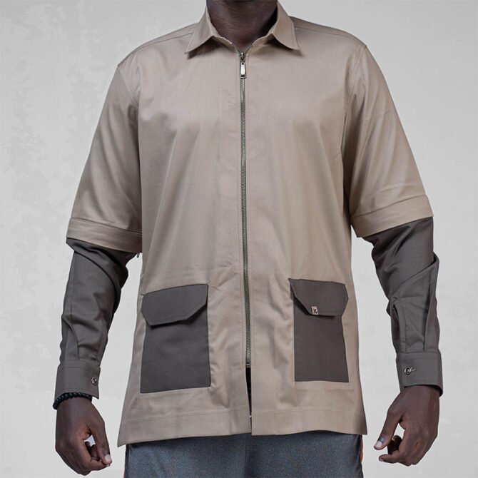 xv Koma shirt deteachable sleeve